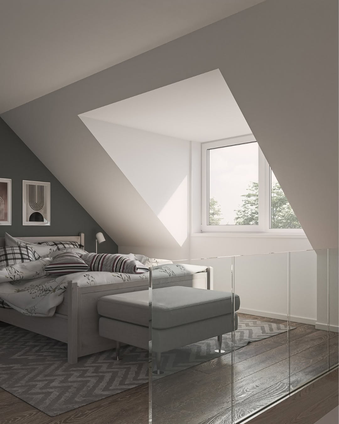 Apr&egrave;s installation fen&ecirc;tres de toit